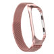 Миланский браслет для Mi Band 3/4 Milanese band Розовое Золото - Изображение 96918
