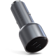 Автомобильное зарядное устройство Satechi 40W Dual USB-C PD Car Charger Серое - Изображение 202215