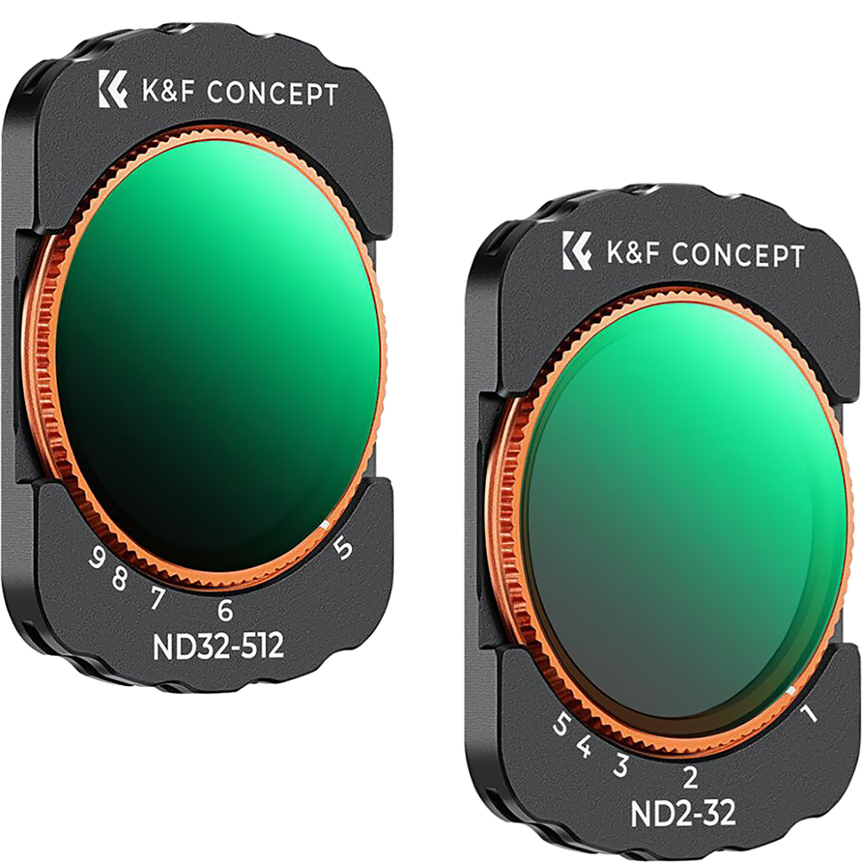 Комплект светофильтров K&amp;F Concept VND для DJI Osmo Pocket 3 (2шт) 