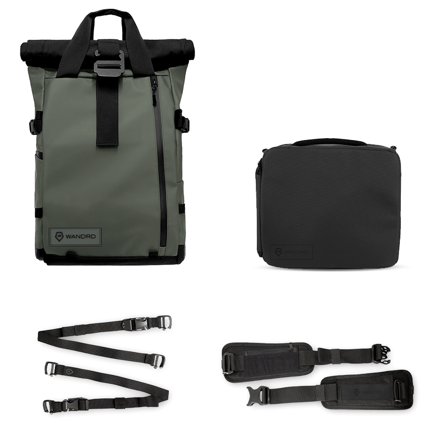 Рюкзак WANDRD PRVKE V3 21L Photography Bundle Зелёный 
