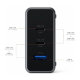 Зарядное устройство Satechi Compact Charger GaN Power (Type-C 100 Вт, USB 12 Вт) Серый космос - Изображение 154896