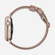Ремешок Nomad Modern Slim для Apple Watch 38/40 мм Бежевый с золотой фурнитурой - Изображение 94539