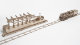 Конструктор 3D-пазл UGears - Перрон - Изображение 49877