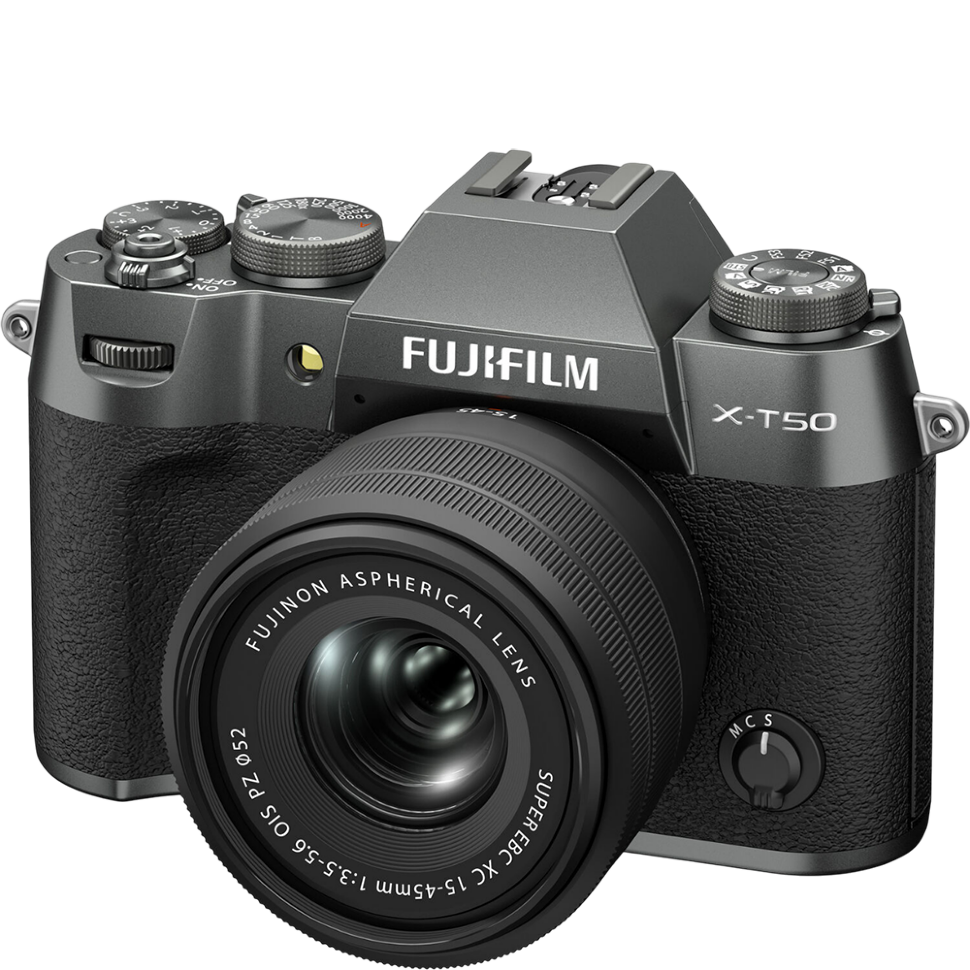 Беззеркальная камера Fujifilm X-T50 Kit Тёмное серебро (XC 15-45mm f/3.5-5.6 OIS PZ) 