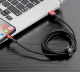 Кабель Baseus Cafule Special Edition Lightning 2м Красный - Изображение 89295