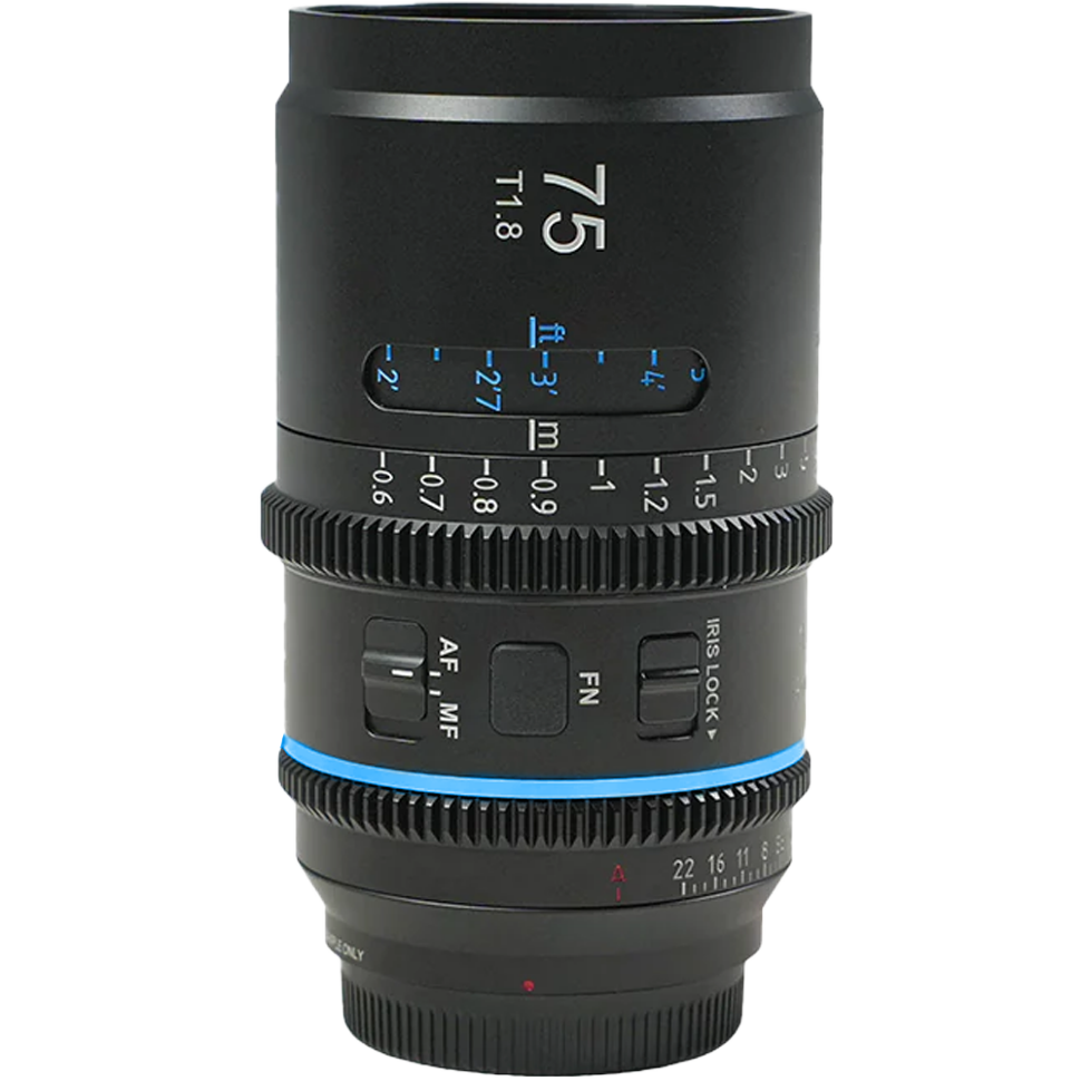 Объектив Sirui Astra 75mm T1.8 FF AF Anamorphic 1.33x Z-mount (Blue flare) 