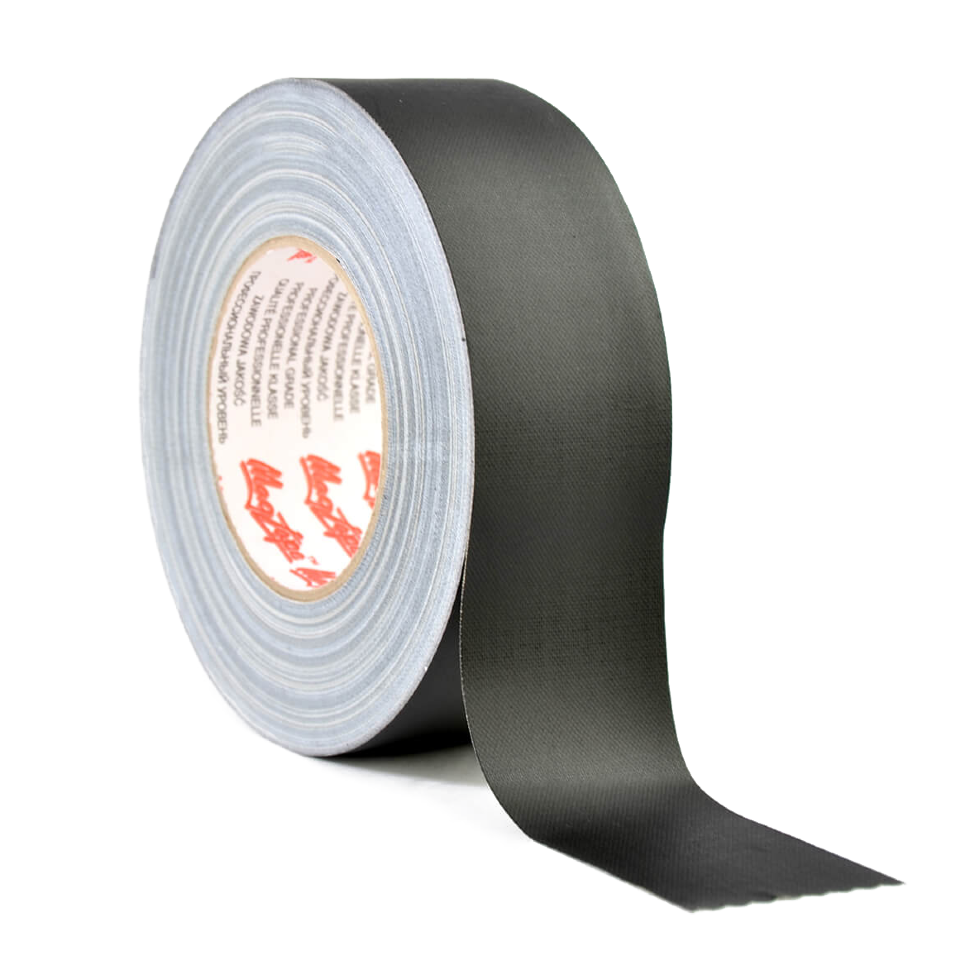 Gaffer tape матовый MagTape Matt 500 50мм Чёрный 