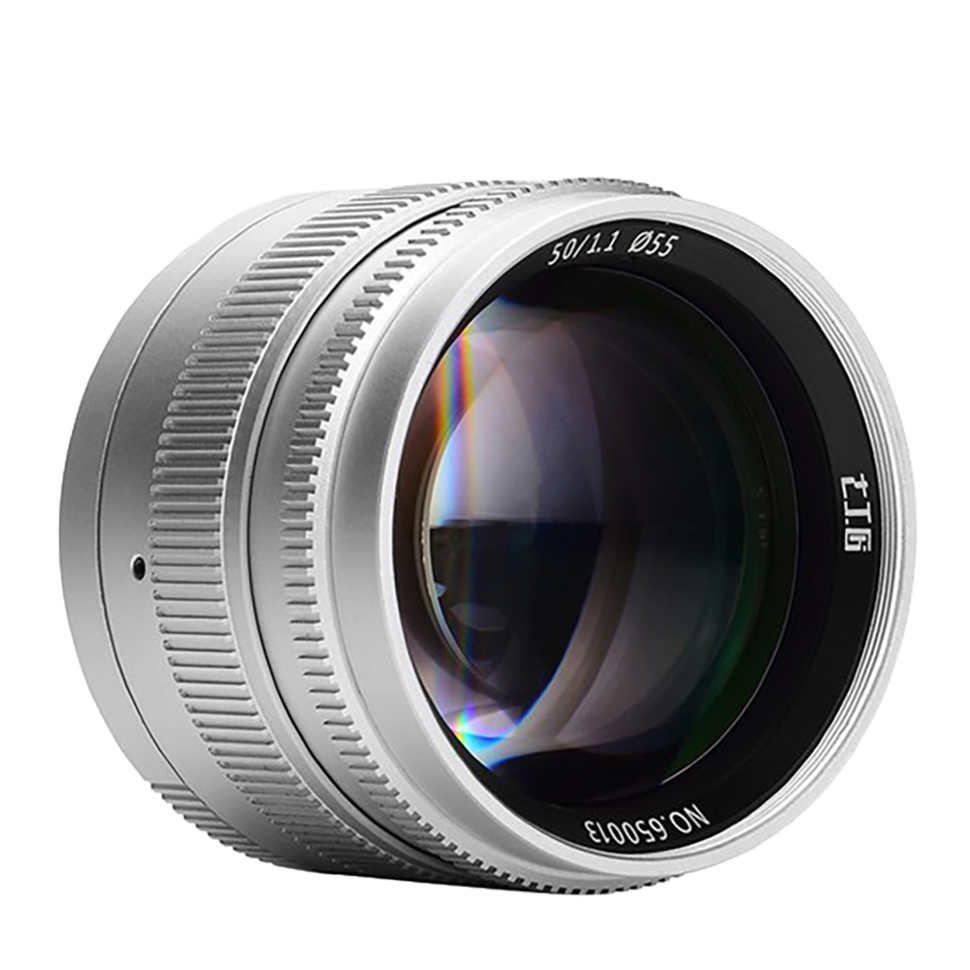 Объектив 7Artisans M50mm F1.1 TL/SL Mount (Modification from M mount, need adaptor) Серебро 