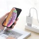 Сетевой адаптер HOCO C73A Glorious Белый + кабель MicroUSB 1м - Изображение 202864