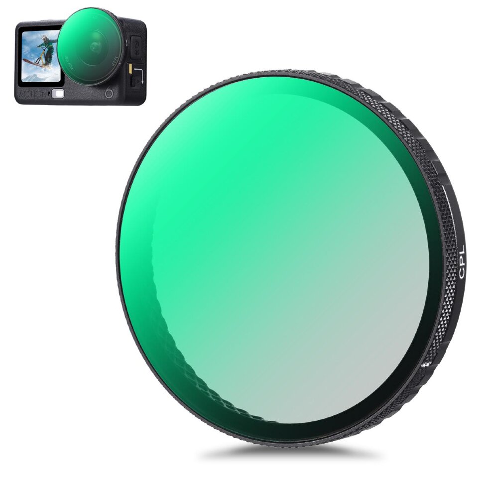 Светофильтр K&F Concept Snap On CPL для DJI Osmo Action 6