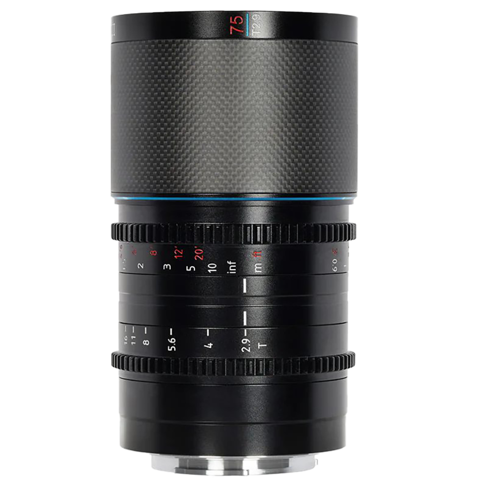 Объектив Sirui Saturn 75mm T2.9 1.6x FF Anamorphic E-mount (Neutral Flare) 