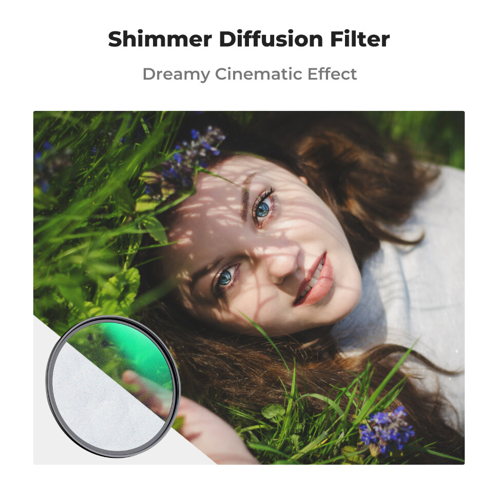 Светофильтр K&F Concept C-series Shimmer Diffusion HMC 52мм