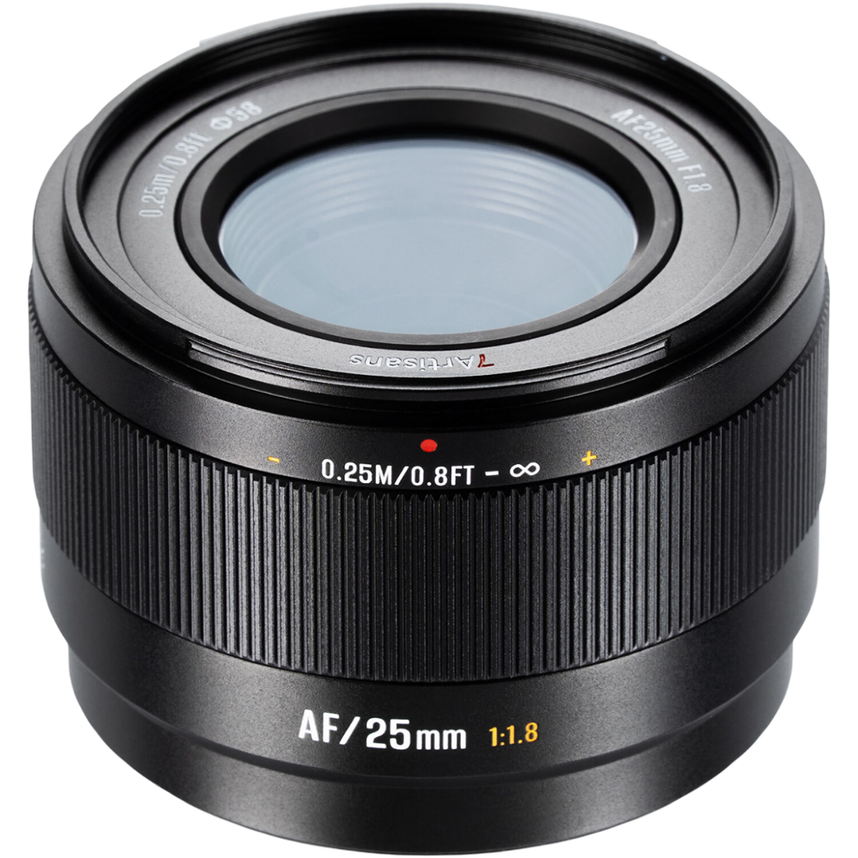 Объектив 7Artisans Lite AF 25mm F1.8 APS-C E-mount 