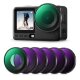 Комплект светофильтров K&F Concept Screw-in CPL + ND для DJI Osmo Action 6 (6шт) - Изображение 291934