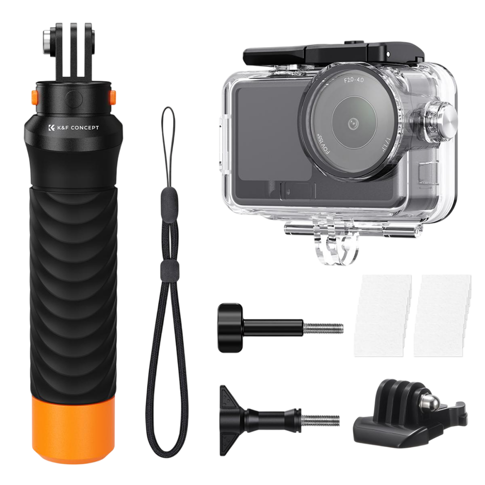 Аквабокс K&amp;F Concept Waterproof Case Floating Handle Kit для DJI Osmo Action 6 