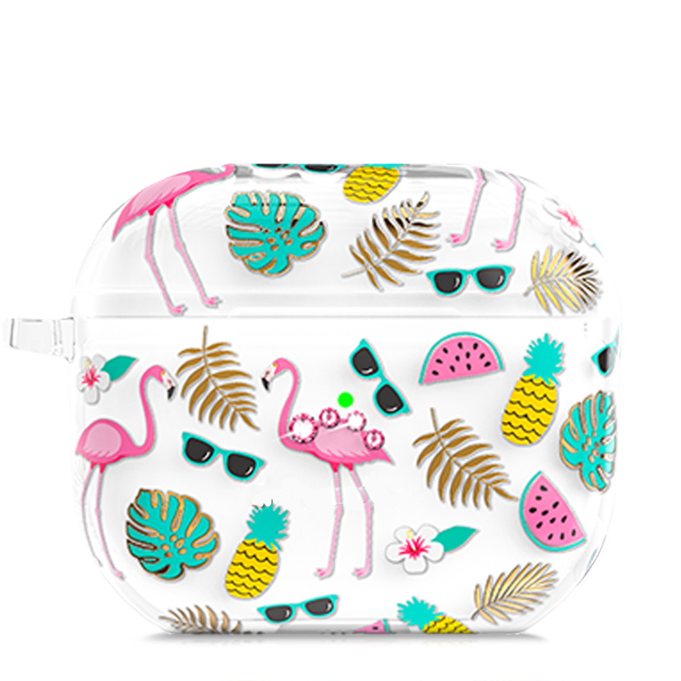 Чехол PQY Fresh для Apple Airpods 3 Flamingo  