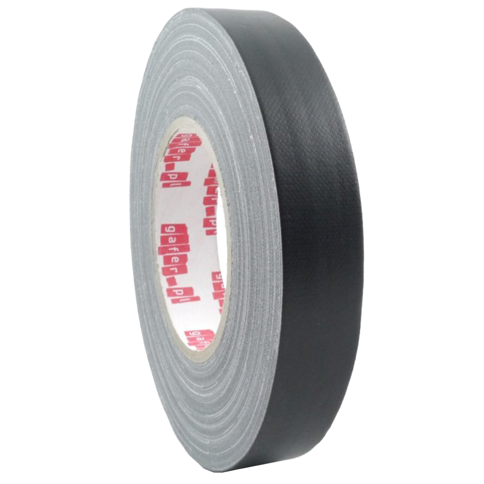 Gaffer tape матовый MAX gafer.pl 25мм Чёрный 