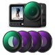 Комплект светофильтров K&F Concept Screw-in CPL + ND для DJI Osmo Action 6 (4шт) - Изображение 291948