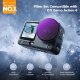 Комплект светофильтров K&F Concept Snap On CPL + ND для DJI Osmo Action 6 (6шт) - Изображение 295304