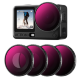 Комплект светофильтров K&F Concept Screw-in ND/PL для DJI Osmo Action 6 (4шт) - Изображение 292063