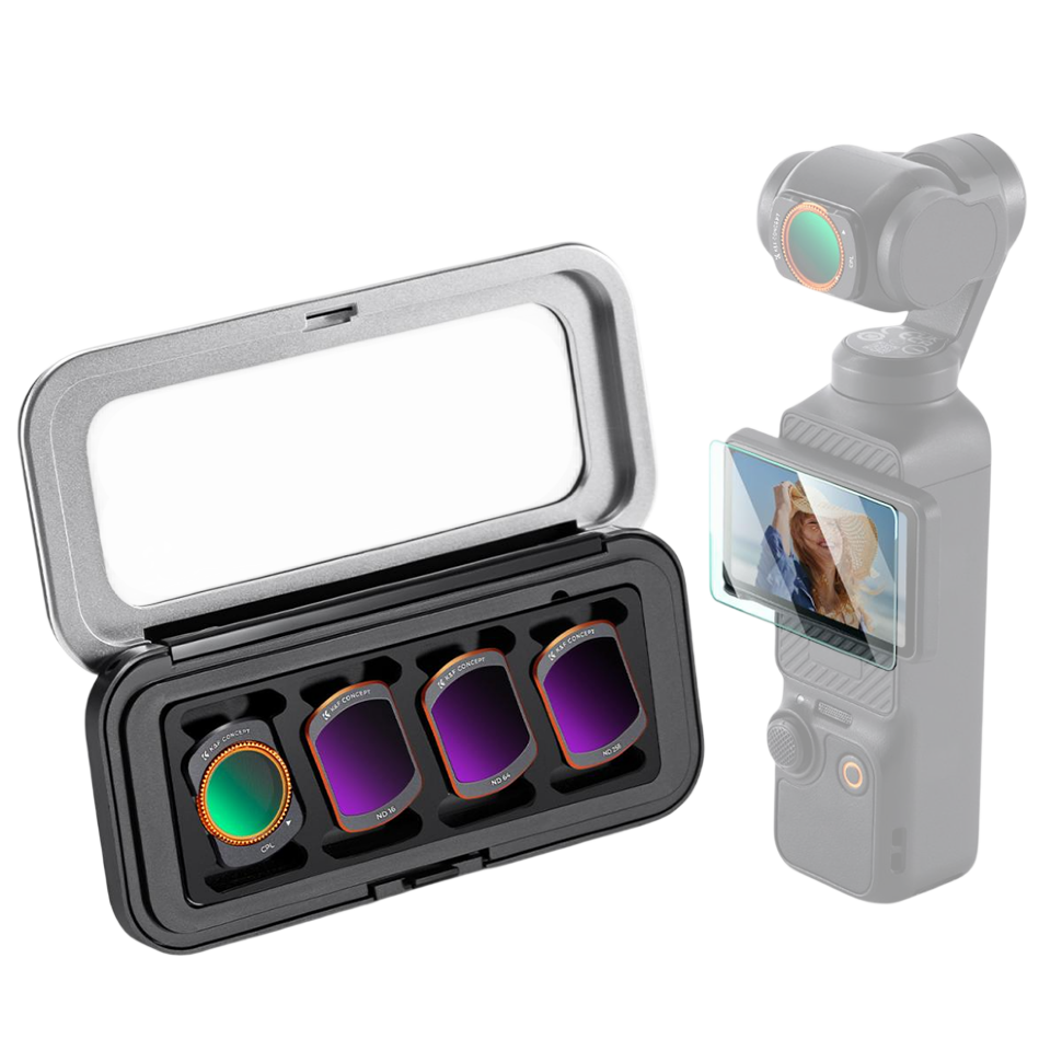 Комплект светофильтров K&amp;F Concept K CPL+ND для DJI Osmo Pocket 3/4 (4шт) 