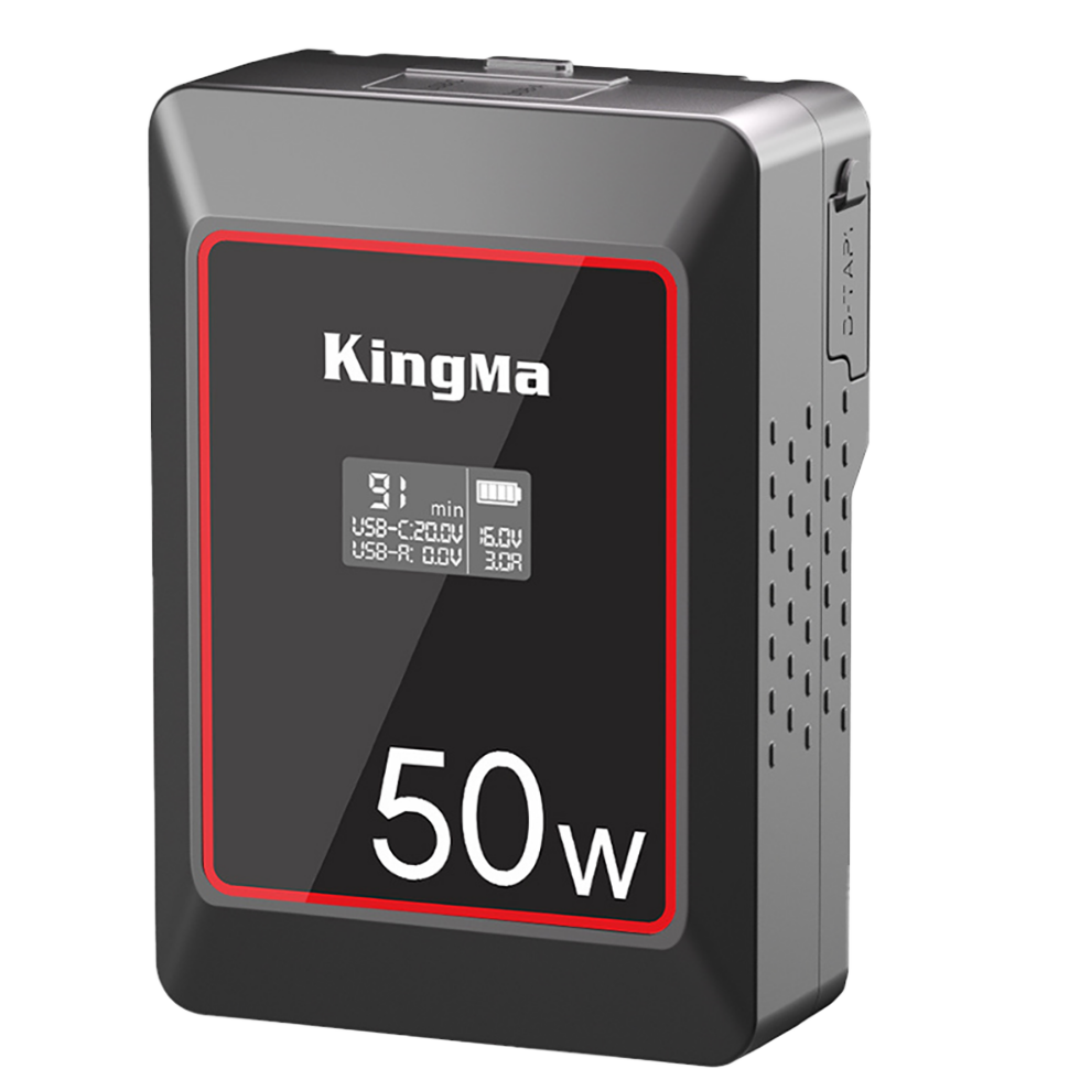 Аккумулятор Kingma KM-VK50 mini V-Mount 50Wh (Уцененный кат.А) 