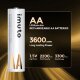 Аккумуляторные батарейки Imuto AA 3600 mWh (4шт) - Изображение 279962