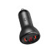 Автомобильное зарядное устройство Baseus inAuto Dual Quick Charger 45W Серое - Изображение 124588