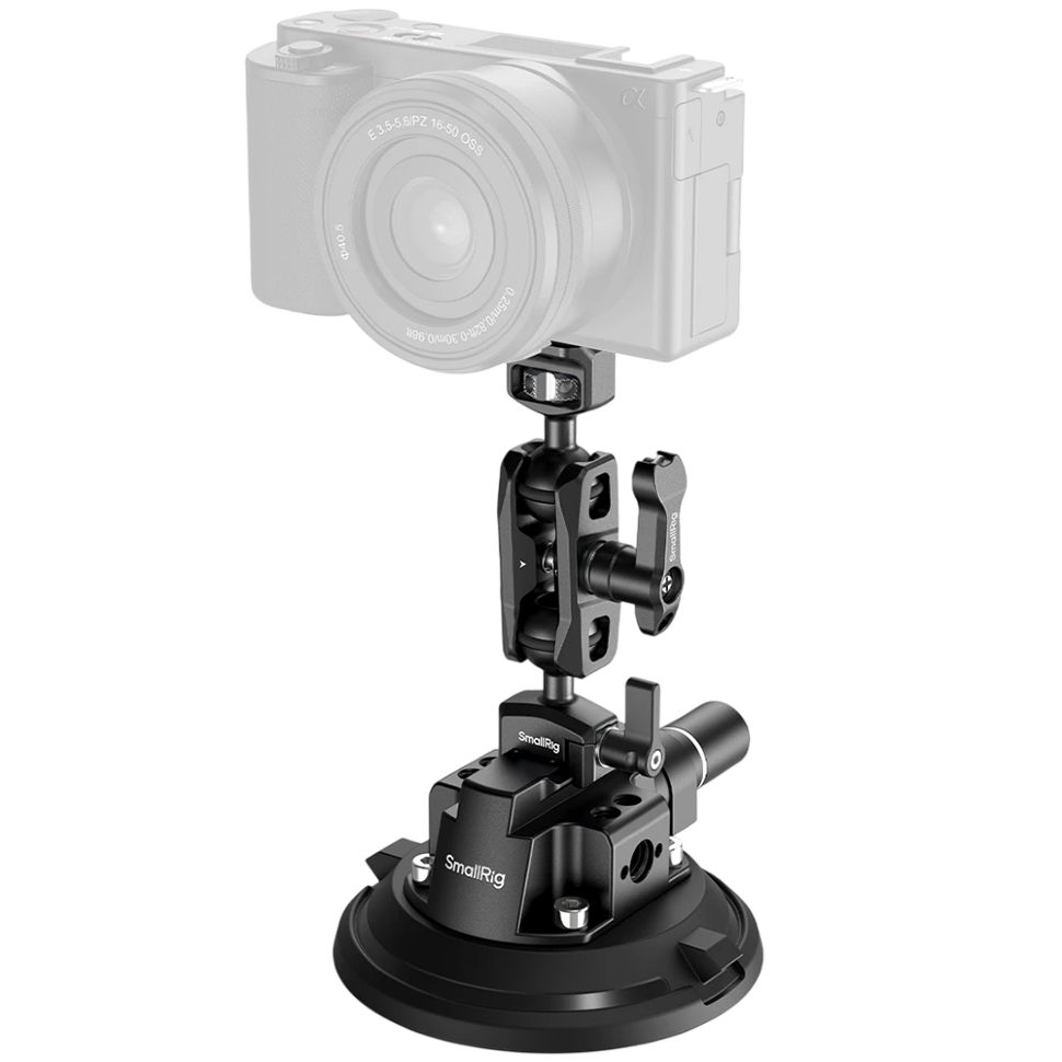 Magic arm + вакуумная присоска SmallRig 4236C 4″ Suction Cup Camera Mount Kit 