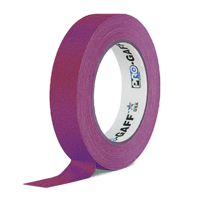 Gaffer tape матовый Pro Gaff 24мм Пурпурный 