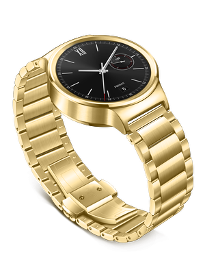 Браслет блочный Steel 3 pointers для HUAWEI Watch Золото 