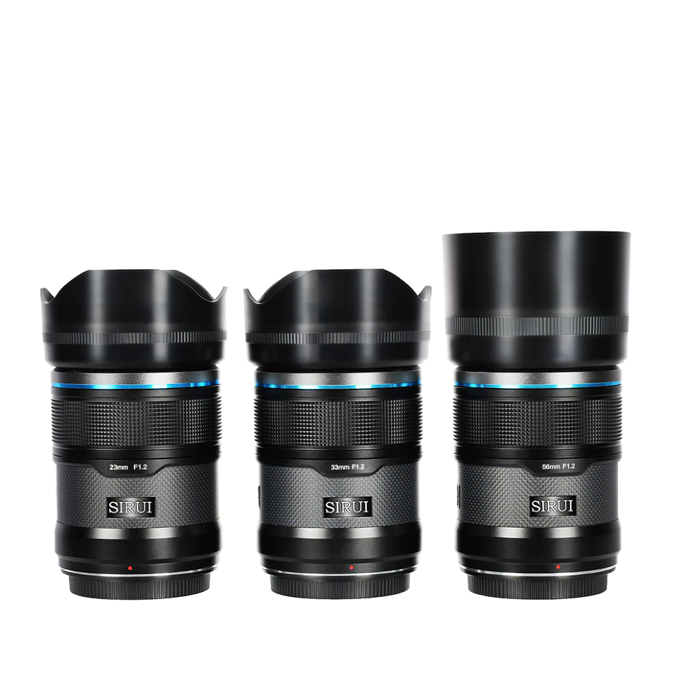 Комплект объективов Sirui Sniper 23/33/56mm F1.2 AF APS-C Z-Mount Чёрный 