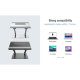 Подставка для ноутбука Nillkin ProDesk Adjustable Laptop Stand Серая - Изображение 150754
